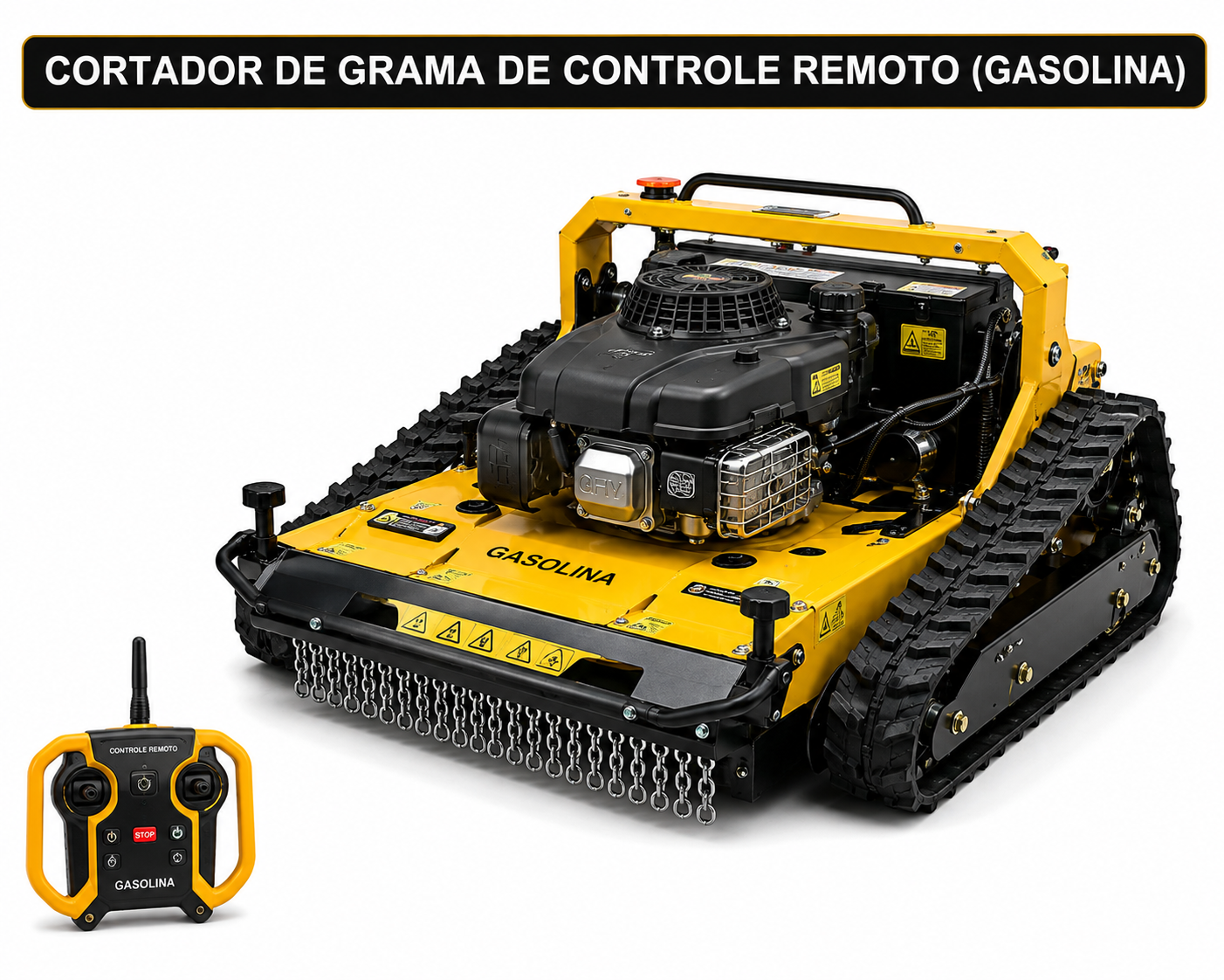 Cortador de Grama de Controle Remoto